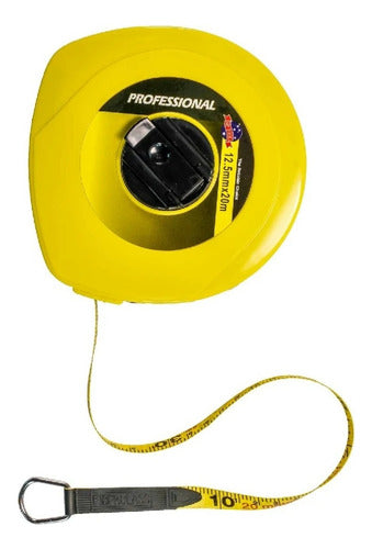 Decámetro Cinta Metrica De 12.5mm En Fibra De Vidrio X 30m