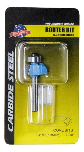 Broca Fresa Para Ruteadora En Madera Concavo 1/4?