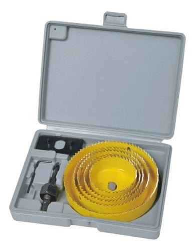 Juego Sierra Copas X16 Piezas Broca Diesel Para Madera