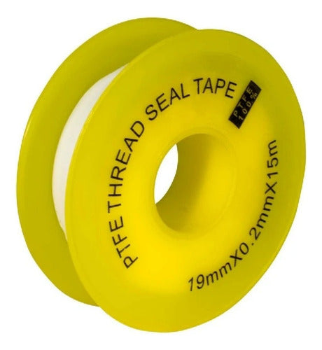 Cinta De Teflón Uso General Sellador 0.2mmx19mmx15m