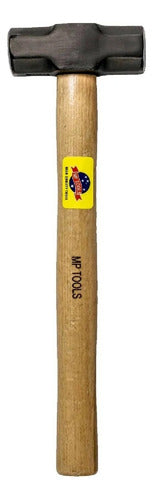 Martillo Porra O Mazo De Hierro Con Mango Madera De 2lb