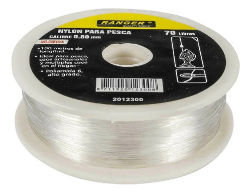 Nylon Blanco Para Pesca De 0.30mm X100m (12lb)