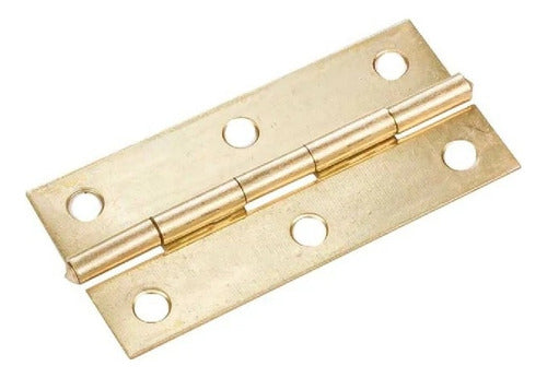 Bisagra Para Puerta O Porton Laton Dorada De 3? x12 Und