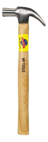 Martillo En Acero Compacto Con Cabo De Madera De 16oz