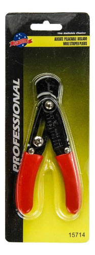 Pinza Alicate O Blister Pelacable Ajustable Con Mango De Pvc