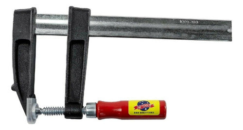 Prensa Sargento En Hierro Uso Ligero De 10 X 20 cms