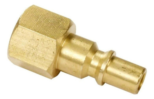 Conector O Acople Rápido Hembra Bronce Profesional De 1/4?
