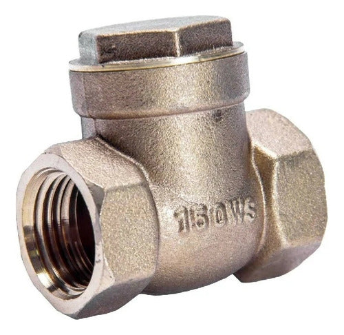 Válvula O Cheque Vertical Latón Resistente De 1/2 Pulgadas