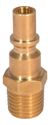 Conector O Acople Rápido Macho Bronce Profesional De 1/4?