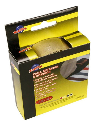Cinta Antideslizante Adhesiva En Rollo Industrial De 25mm x 4.57m