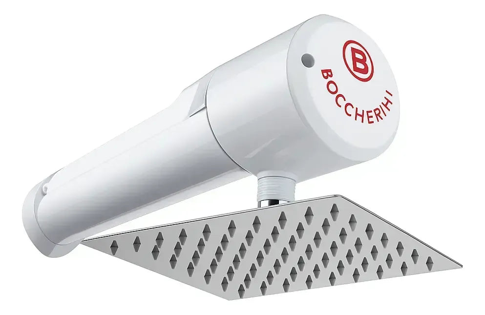 Ducha Eléctrica Lusso Automática De Lujo Marca Boccherini Blanca