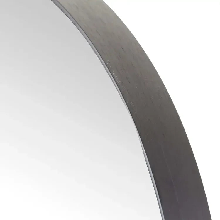 Espejo Decorativo Redondo Borde Negro 76 cm