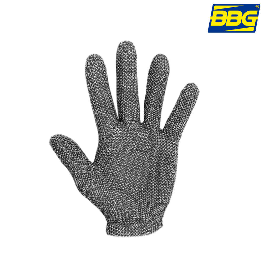 GUANTE ANTI-CORTE EN ACERO INOXIDABLE BBG GA