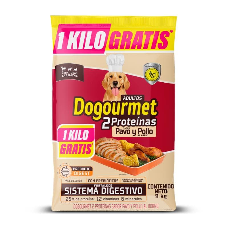 Dogourmet Pavo y Pollo 9KG