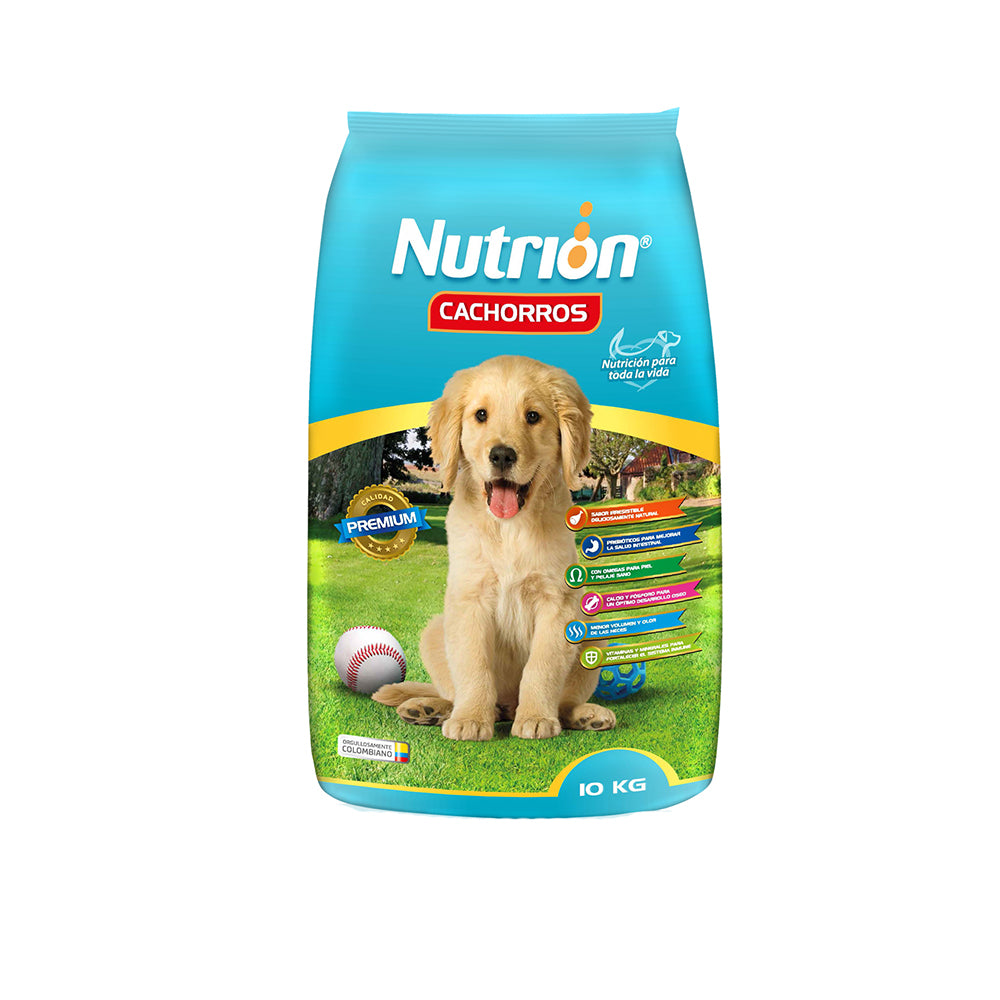 Alimento Seco Para Perro Cachorros Nutrion Carne Y Pollo 10kg