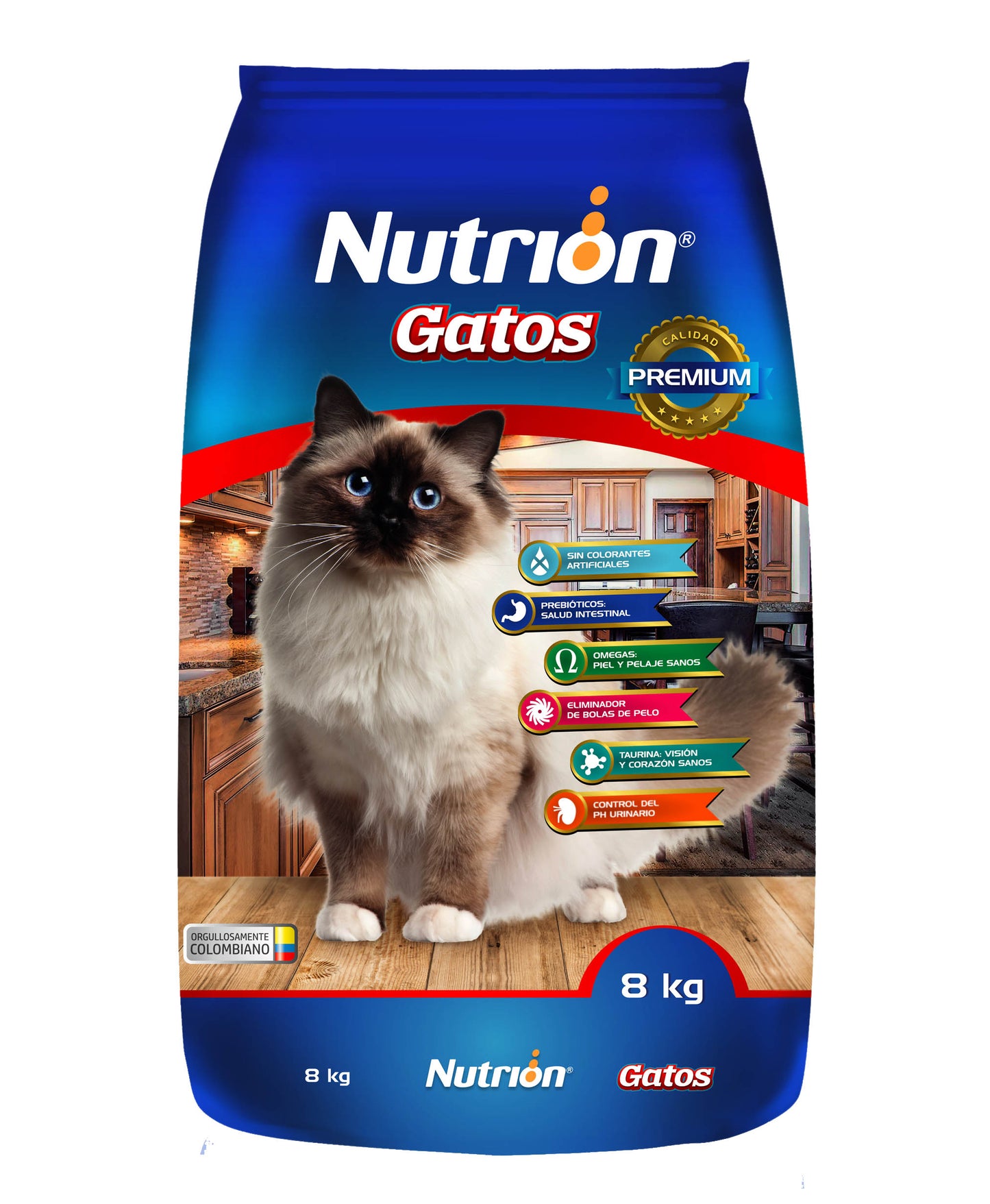 Alimento Para Gatos Nutrion Pescado 8 kg