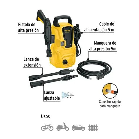 Hidrolavadora Electrica 1350 Psi