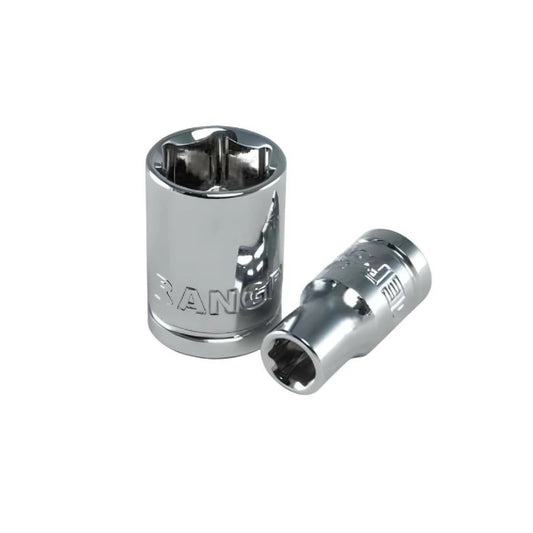 Copa Dado Cromado De 1/4" Cuadrante 1/4" Hexagonal