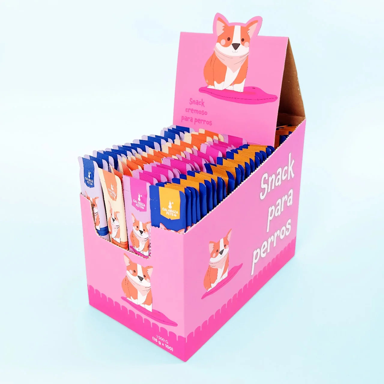 Snack Cremoso Para Perros Caja mixta por 100 unidades
