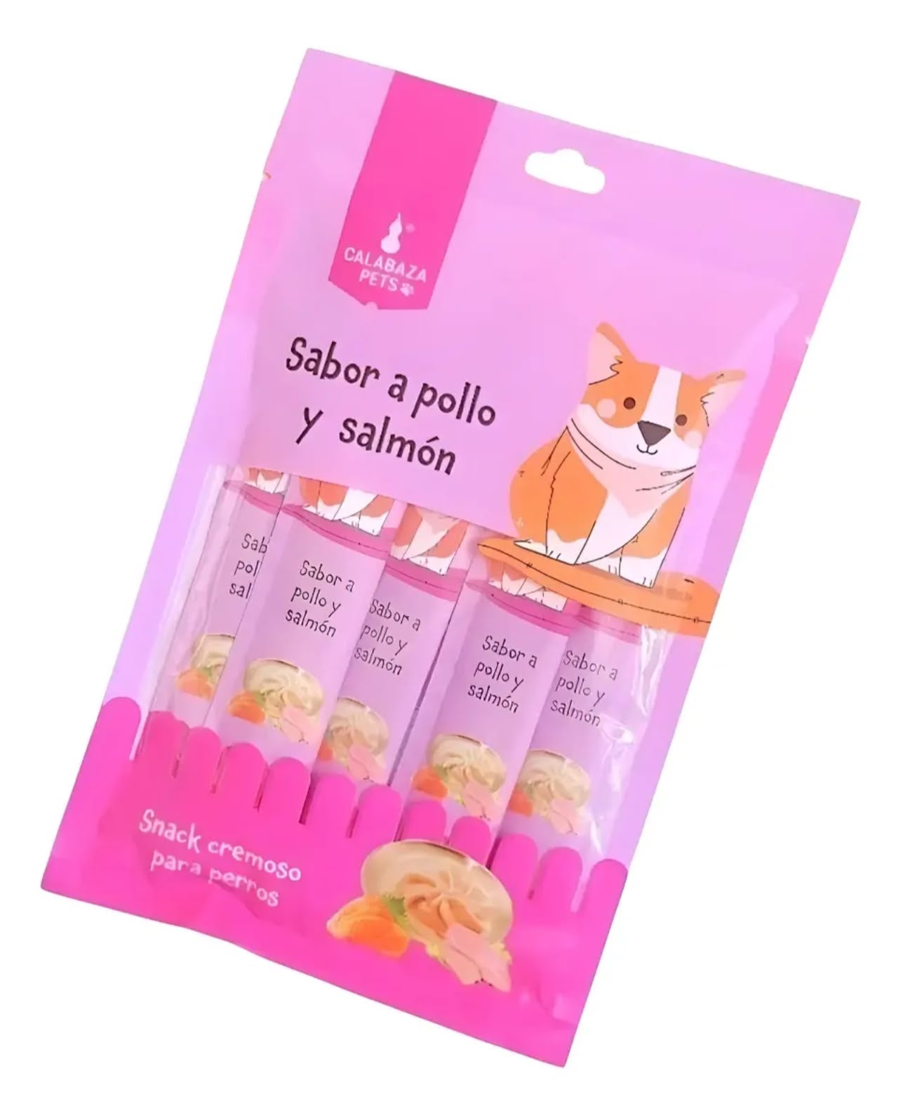 Snack Cremoso Calabaza Para Perros x 5 Unidades